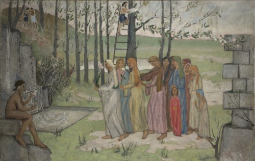 The Rite of Spring, Makowski, Tadeusz 1882–1932, painter; contemporary painting; genre scenes;