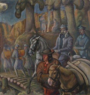 Haller and Minkiewicz in the Carpathians, Roguski, Wladyslaw 1890–1940 painter, contemporary
