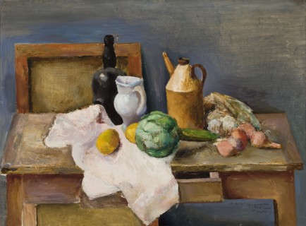 Still life, Waliszewski, Zygmunt 1897-1936 painter, Paris Committee artistic group; 1924-1934,