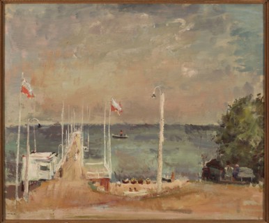 Motif from Hel, Seidenbeutel, Efraim 1903–1945 painter, Seidenbeutel, Menasze 1903–1945 painter,