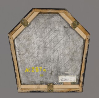 Metal plate with an inscription for the coffin portrait of Teresa Bojanowska, née Sokolnicka