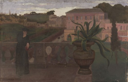 Roman Gardens, Grajnert, Edward 1876 aut 1877-1907 painter, provenance unknown, modernism style,