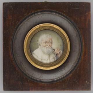 Portrait of Rafal Rogozinski, grandfather of the painter Antoni Wincenty Rogozinski. By Karol