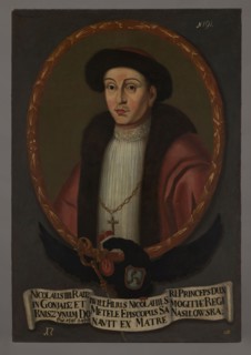 Portrait of Nicholas IV Radziwill ca. 1496–1529/30, Bishop of Samogitia, unknown Polish painter.