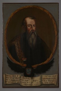 Portrait of Nicholas I Radziwill 1366–1466?, legendary figure, unknown Polish painter. Oval
