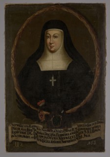 Portrait of Zofia Radziwillówna post 1672–post 1690, Visitationist nun, unknown Polish painter.
