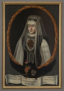 Portrait of Barbara Radziwill née Koly Wolska ?-1550, mother of Barbara Radziwill, unknown Polish