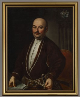 Portrait of Jan Konopka ?- ca. 1804, lessee of the Wieliczka salt mines. Painter: Michal Aleksander
