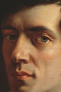 Self-portrait, Wankowicz, Walenty 1799–1842 painter. A young, dark-haired man with a slim face,