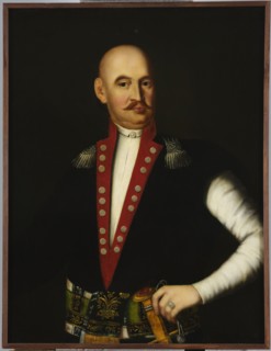 Portrait of Antoni Kars Sariusz Bonin Slowianowski in Slowianów, captain of the armored banner,