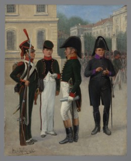 Elementary school of artillery and engineering; officer and professor; military chaplain;