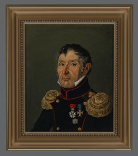 Portrait of Krzysztof Koryzna, lieutenant colonel of artillery from 1831, unknown Polish painter,