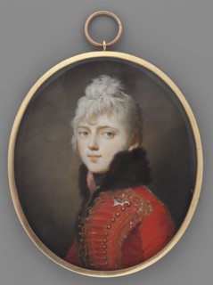 Adam Charles, Duke of Württemberg 1792–1847 in the uniform of the hussars of the imperial bodyguard