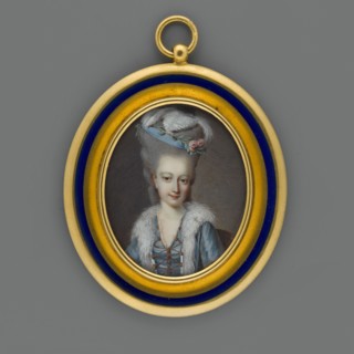 Portrait of Princess Teofila Strzezyslawa Sapiezyna née Jablonowska 1742–1816, wife of Prince Józef
