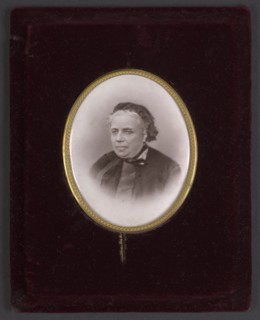 Portrait of Mlle Rousset at about age 70 died 1893, secretary and librarian of Izabella;