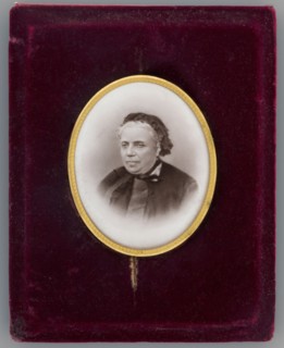 Portrait of Mlle Rousset at about age 70 died 1893, secretary and librarian of Izabella;