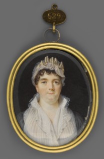 Portrait of an Elderly Woman in a White Cap, unknown artist. Subject: female portrait of an elderly