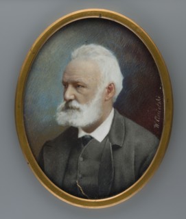 Portrait of the French writer Victor Hugo 1802–1885 by Wladyslaw Ciesielski 1845–1901, 1887. Bust