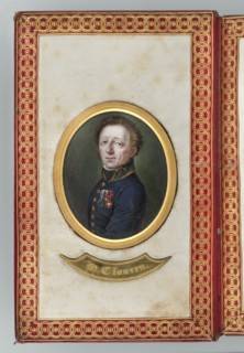 Portrait of the writer Heinrich Clauren 1771–1854, painted by Karl Gottlieb Heun 1771–1854 painter.
