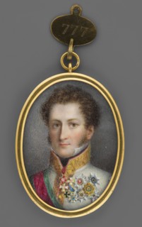 Prince Ernest I of Saxe-Coburg-Gotha 1784–1844 in a general's uniform of the Austrian army,
