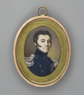 Portrait of a senior officer of the army of the Kingdom of Poland with the Order of Virtuti