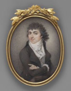 Self-portrait, Kosinski, Józef 1753-1821 painter; Portrait of a young man self-portrait, standing,