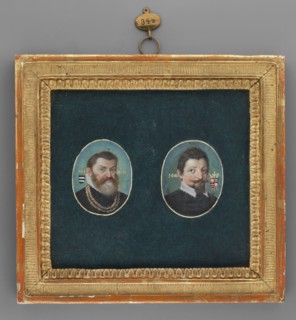 Co-bound portraits: an elderly man: Philippe von Bicken; Portrait of a Young Man, Johann Adam von