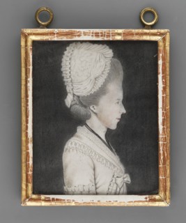 Amalia Eleonora von Solms-Braunfels 1734–1811, princess of Anhalt-Bernburg-Schaumburg; miniature