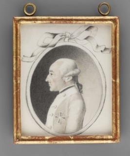 Charles Ludwig, Prince of Anhalt Bernburg 1723–1800, unknown painter amateur, aristocratic portrait