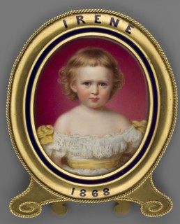 Irene von Hesse und bei Rhein 1866–1953, daughter of Louis IV of Hesse, portrayed as a girl; after