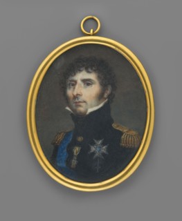 Charles XIV Bernadotte, King of Sweden 1763–1844, painted by François Gérard 1770–1837 and an
