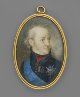 Charles XIII, King of Sweden 1763–1844, unknown artist, portrait miniature, ca. 1800; subject: