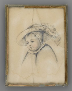 Portrait of Zygmunt Krasinski as a child; painted by Beata Czacka née Potocka fl. 1758–1824 and an