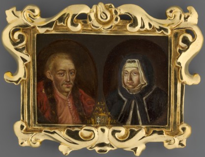 Double portrait of Andrzej Potocki d. 1691, Field Hetman of the Crown, and Anna née Rysinska. Two