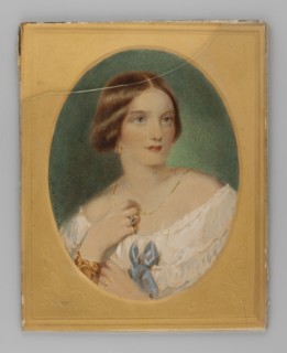 Duchess of Hamilton, Maria Amelia von Baden, Duchess of Baden 1817-1888, painted by Martens fl.