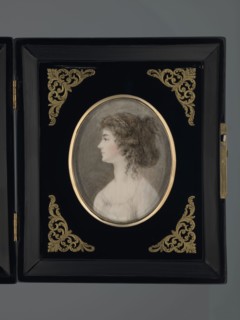 Profile portrait of Julia, née Princess Lubomirska, Countess Potocka; creator, profile female
