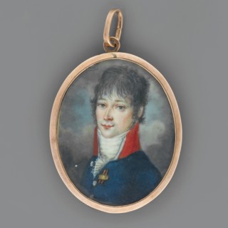 Seweryn Potocki 1762–1829, Grand Crown Carver, senator, brother of Jan Podróznik. Bust portrait,