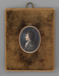 Tadeusz Kosciuszko in his youth in a grey frock coat, Rustem, Jan 1762–1835 painter, men, male