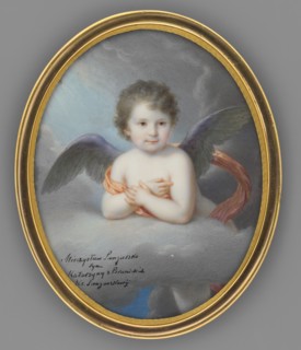 Mieczyslaw Sanguszko-Kowelski 1807-1813 as a little angel, commemorative portrait, Richter, Anton