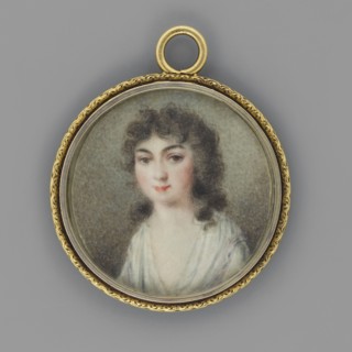 Pelagia Róza née Potocka 1775–1846, famous for her beauty, wife of Pawel Sapieha. Painter: Wincenty