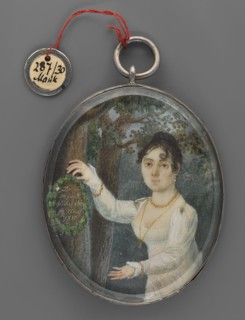 Portrait of Barbara Dabrowska, née Chlapowska 1782–1848, second wife from 1807 of General Jan