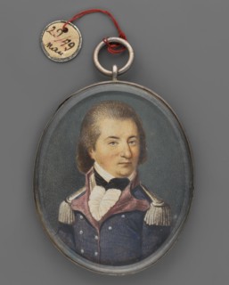 Portrait of the young General Jan Henryk Dabrowski 1755–1818 in uniform based on an image from the