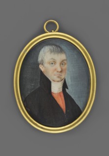 Kisiel great-grandfather Michal, Kisiel, Bar Confederate, painter unknown, three-quarter portrait