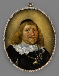 King of Poland Wladyslaw IV Vasa 1595–1648 with the Order of the Golden Fleece and a lock of love,
