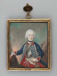 Ludwig IX, Landgrave of Hesse-Darmstadt 1719–1790 in the uniform of a German cavalry regiment