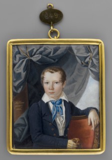 Count Razumovski as a boy, Leon Lev Grigorievich Razumovsky? 1816–1868. Robert Theer 1808–1863