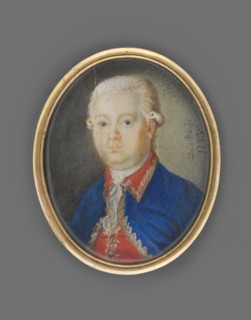 Portrait of a Man in a Blue Tailcoat, Meys, Ferdinand de fl. 1780-1840 painter. Aristocracy;