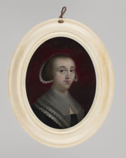 Portrait of a Young Woman, unknown artist, women, three-quarter portrait, headgear, female