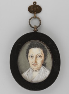 Portrait of an Elderly Woman in a Bonnet, Unknown artist. Subject: elderly woman, shoulder-length