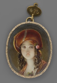 Odalisque, copy detail after Fr. Amerling; artist: Friedrich von Amerling 1803–1887; subject: